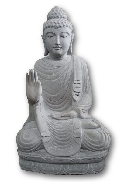 Sitzender Buddha, Ermutigung, h 100 cm