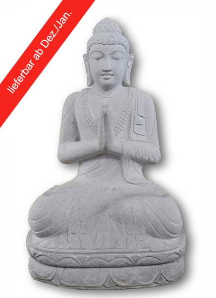 Sitzender Buddha, Begrüßungshaltung, h 120 cm