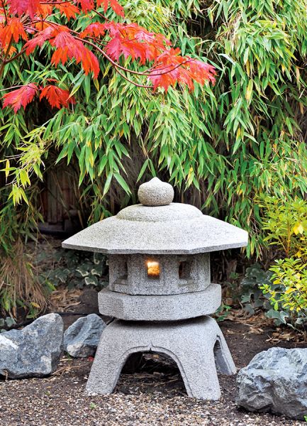 Rankeik & Yukimi Japanische Steinlaternen – Gartendeko Aus Steinguss, Frostsicher, 50 Cm & 40 Cm